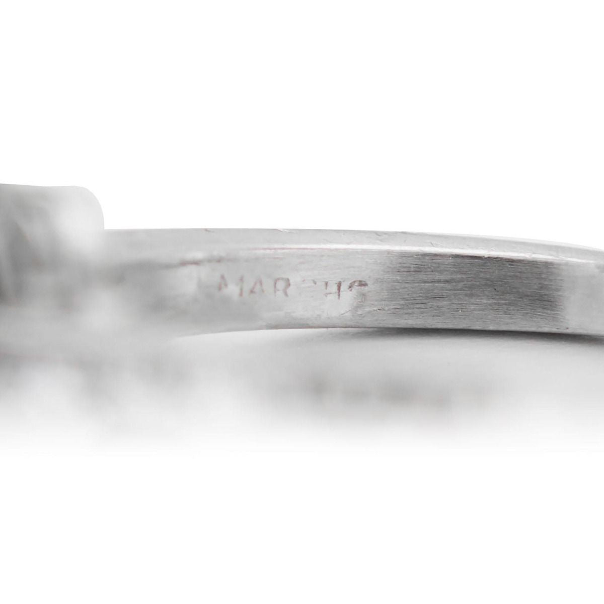 ART DECO OLD EUROPEAN-CUT DIAMOND, PLATINUM RING