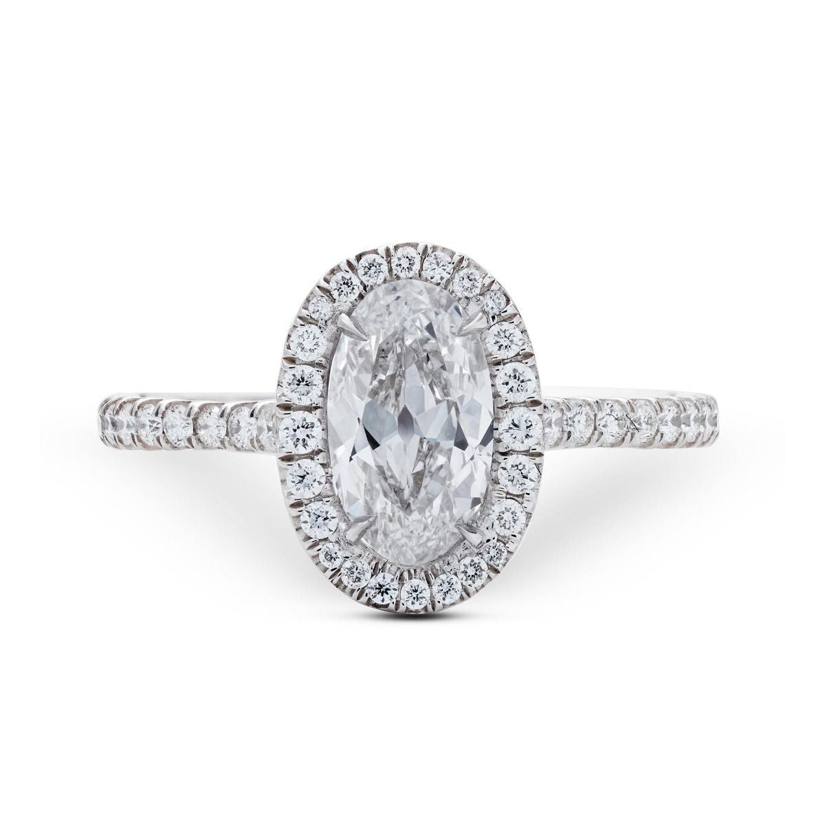 NEIL LANE DIAMOND PLATINUM ENGAGEMENT RING