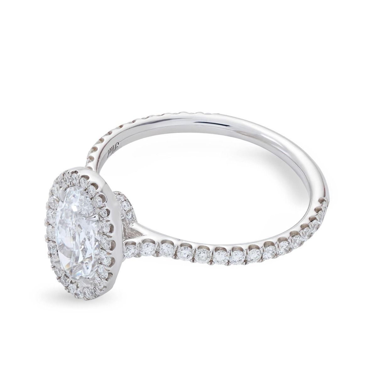 NEIL LANE DIAMOND PLATINUM ENGAGEMENT RING