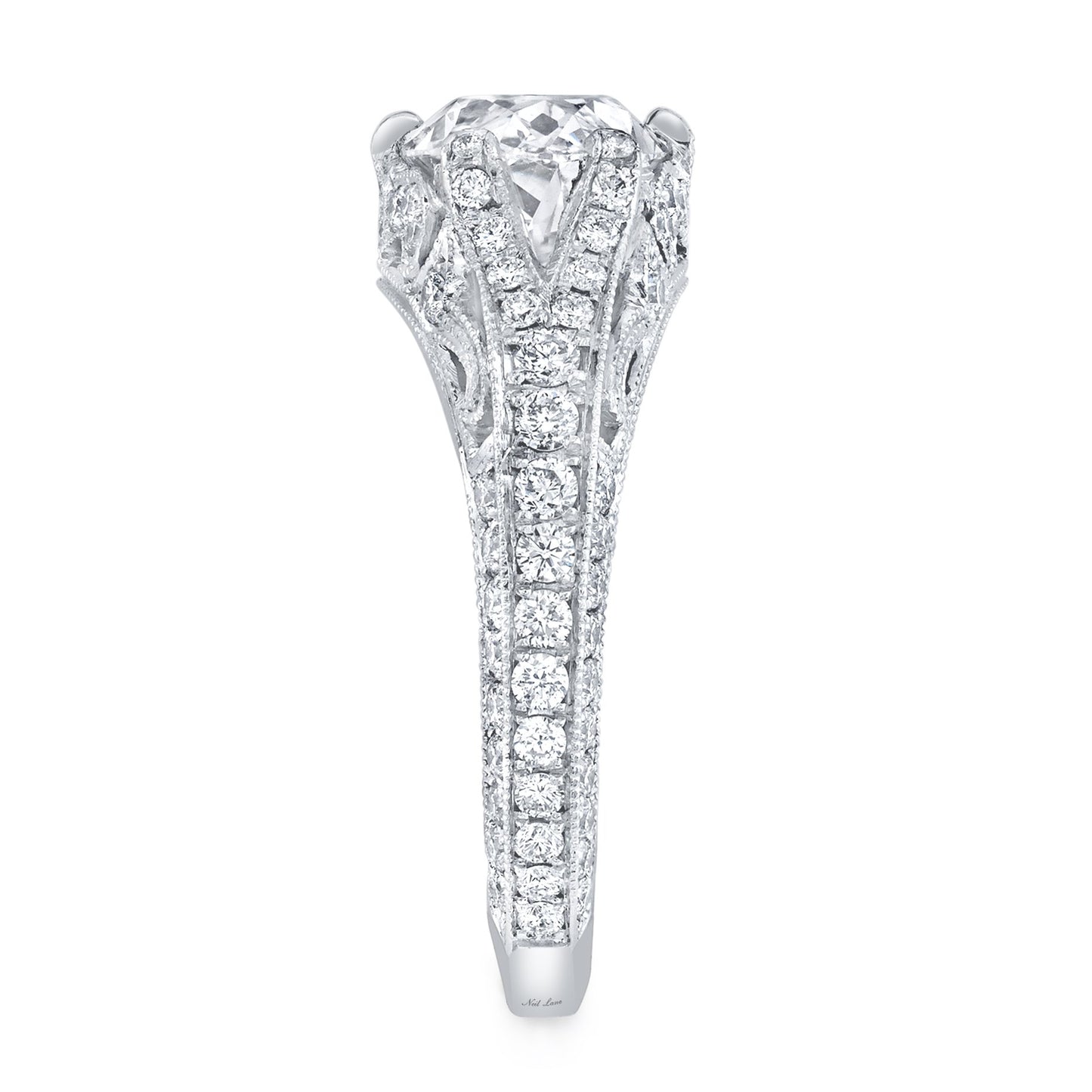 NEIL LANE MODIFIED MARQUISE BRILLIANT-CUT DIAMOND, PLATINUM RING
