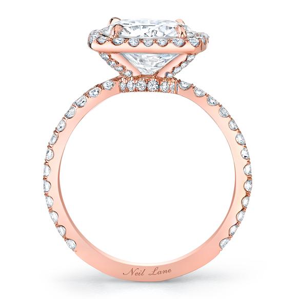 NEIL LANE ROUND CUT, DIAMOND ROSE GOLD RING