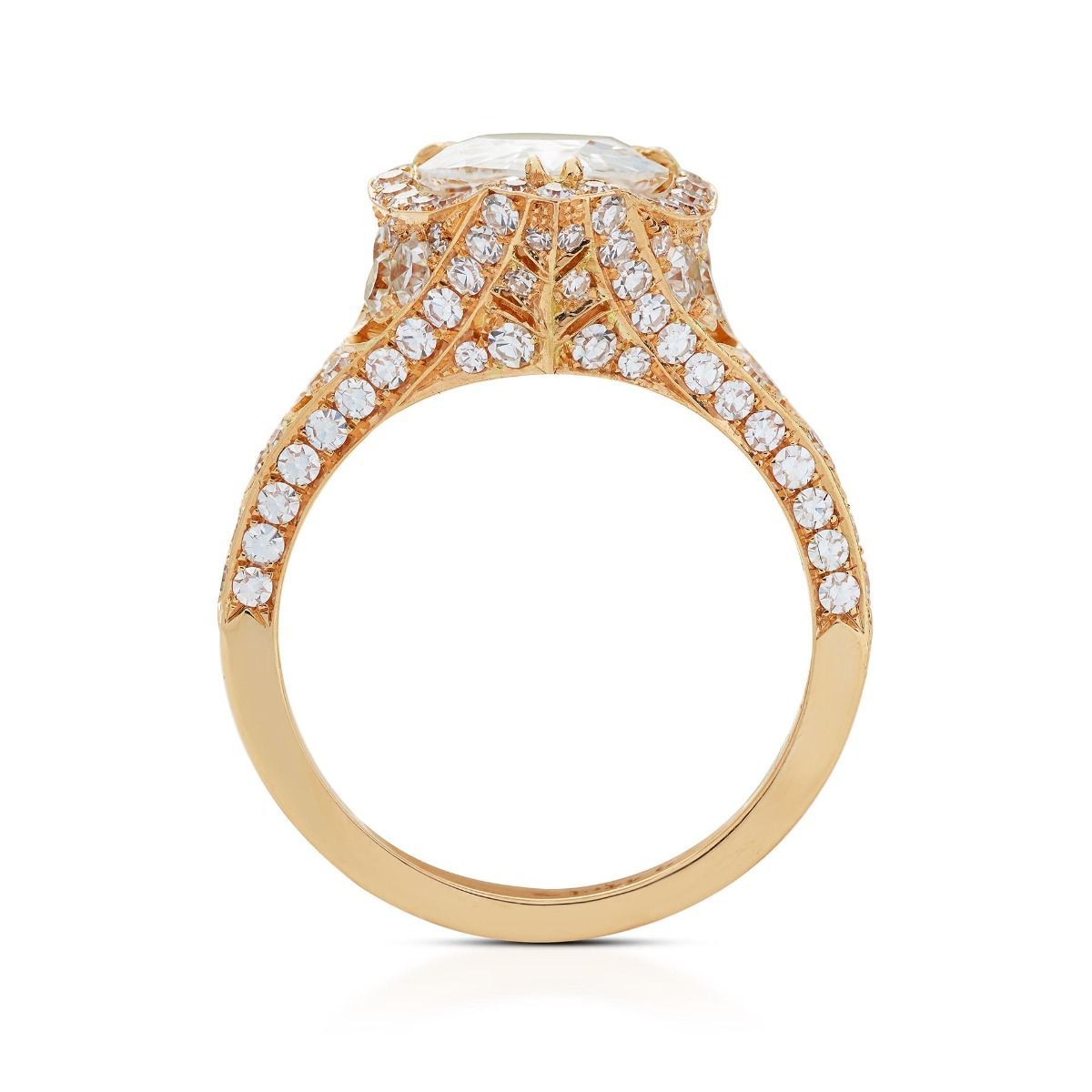 NEIL LANE PEAR SHAPED DIAMOND ENGAGEMENT RING