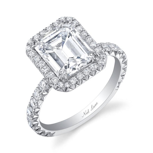 Emerald ring in Platinum